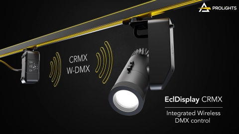 PROLIGHTS presenta la gamma EclDisplay con controllo Wireless CRMX integrato